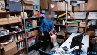 Real teen amateur thief gets fucked