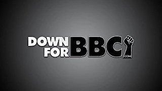 DOWN FOR BBC Kayme Kai Bouncing Big Booty On Black