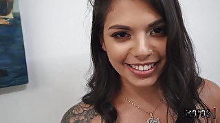 Hot ass Latina Gina Valentina gets fucked hard from behind