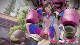 Anime Hot DVa with Perfect Cunt Gets Fucks in Her Animated Pussy