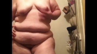 BBW Fetish Bouncing and Jiggling Belly and Tits