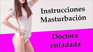 JOI en español - Doctora enfadada lo paga contigo