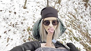 Hot milf sucks cock outdoors 4k ultra hd