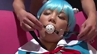 Japanese cosplay porn show with alluring Mei