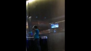 Exhibitionist caught showing ass at the casino