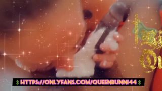 Snow Bunni whip cream sucking her BBC sloppy toppy