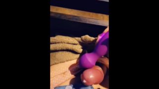 Femboy moans and cums using only her softrabbit vibrator.