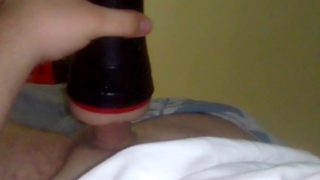 Boy fuck Pocket Pussy and moans horny