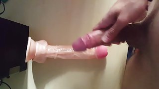 Sborro sul mio dildo- cum on my dildo