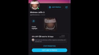 Mistress Jeffery is on Onlyfans!  Cum & keep  the lotion close