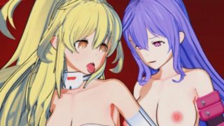 Hyperdimension Neptunia - Futanari Iris Heart Creampies Yellow Heart