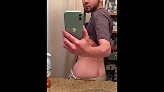 Skinny college guy shows everything in 6 and a half minute shower video!