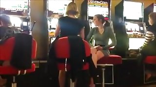 Casino Girl Attempted Caused Upskirt