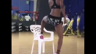 Hottest Jamaican fitness queen sexy dancing complications 