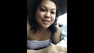 Cute Filipina sucks, swallows and keeps going