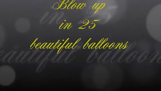 Beautiful Looners - blow up in 25 beautiful balloons