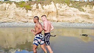 Nude Beach Bros Justin Matthews & Jake Waters Enjoy Each Other's Body!