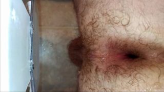 Watch me gape my hairy ass!