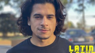 Long-haired bottom Armond Rizzo rids cock in POV