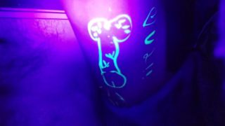 Black Light Dry Humping Whore