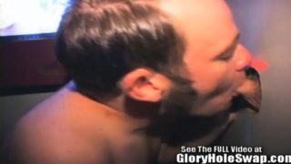 Glory Hole Greaser Sucks Off Strangers!