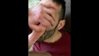 Fag Didn't Know I was Filming, Fucking his Hairy Face