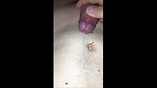 Frenulum Stimulation And Moaning Ends With Huge Cumload - POV