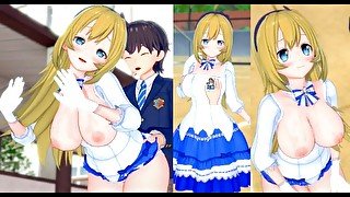 【エロゲーコイカツ！】VTuber 水菜月夏希3DCG巨乳アニメ動画(バーチャルYoutuber)[Hentai Game Koikatsu! Minazuki Natsuki(Anime 3DCG