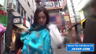 Fucking a japanese club model, asian jav