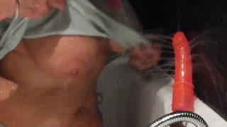 Naughty MILF Getting Wet In The Shower