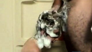 Hottest Shampoo Hairjob + cum in hair