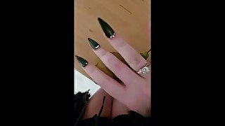 Weird nail fetish and pear ... Ellie Louise