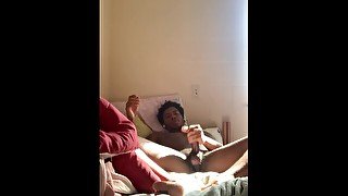 St8 Guy Jerks and plays with hole in College Dorm(CUMSHOT)(GETS CAUGHT BY ROOMMATE)