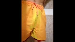 Teen wetting color-changing shorts