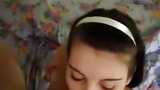 Tine angel dresses up sex for sex and facial