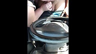 Quick bj in car swallow