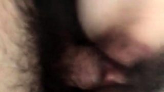 Lovely Japanese teen has a POV dick plowing her hairy cunt