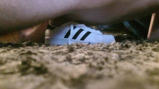 4K - Fucking Adidas Superstar like a pussy | Cum inside!