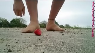 Nylon foot Strawberry crushed ** Crushing Outdoor **