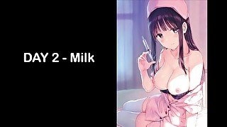 A Beginners CEI  Part 2/3 Milk  Hentai JOI  Precum Play, CEI