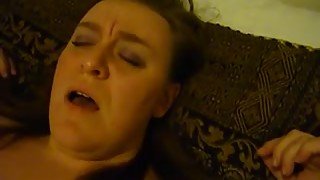 I drill soaking cunt of my fat wife in missionary pose