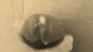 homemade gloryhole handjob with big cumshot