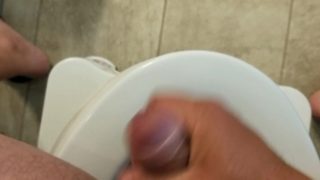 More jacking off in the bathroom....great cumshot