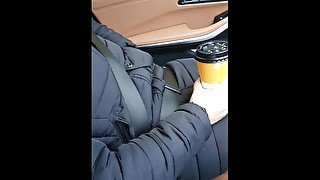 STEP MOM HARD FUCKED BY STEP SON DOGGY STYLE IN THE CAR AND CUMMED IN HER MOUTH!