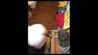 Coworker Fucking Dildo On Lunch Break