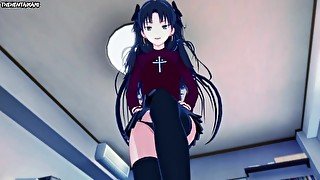 Hentai POV Feet Rin Tohsaka Fate/Stay Night