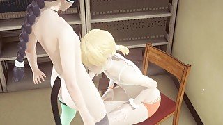 Yaoi Femboy - Cole x catboy femboy Hardsex