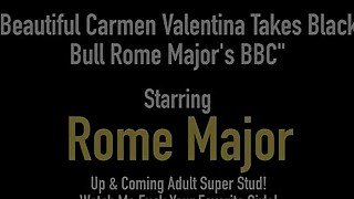 Beautiful Carmen Valentina Takes Black Bull Rome Major's BBC