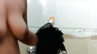 Punjabi unmarried cutie bathing