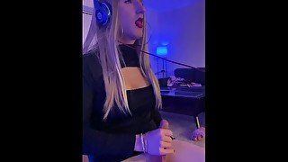 Crossdresser Live Streamed Jerking Off